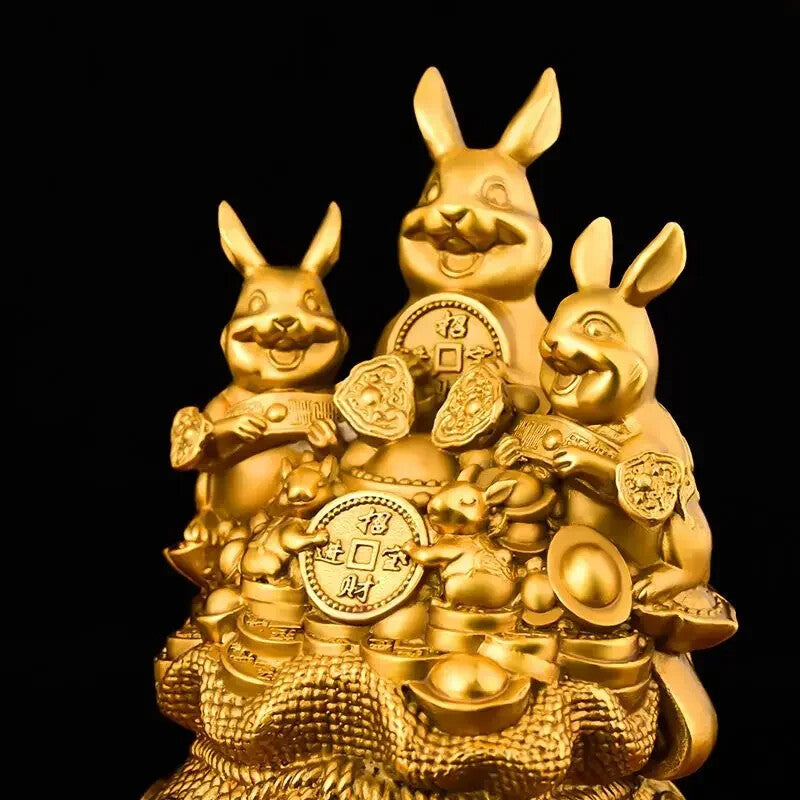 Lucky Copper Animal Ornaments Home Living Bedroom Feng Shui Sculptures Ornaments