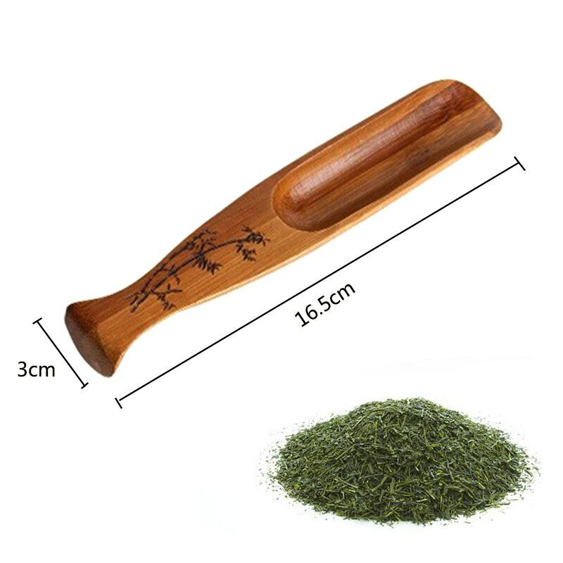 Tea Scoop Bamboo Coffee Black Tea Powder Spoon Teaspoon Teaware Tea Accessories