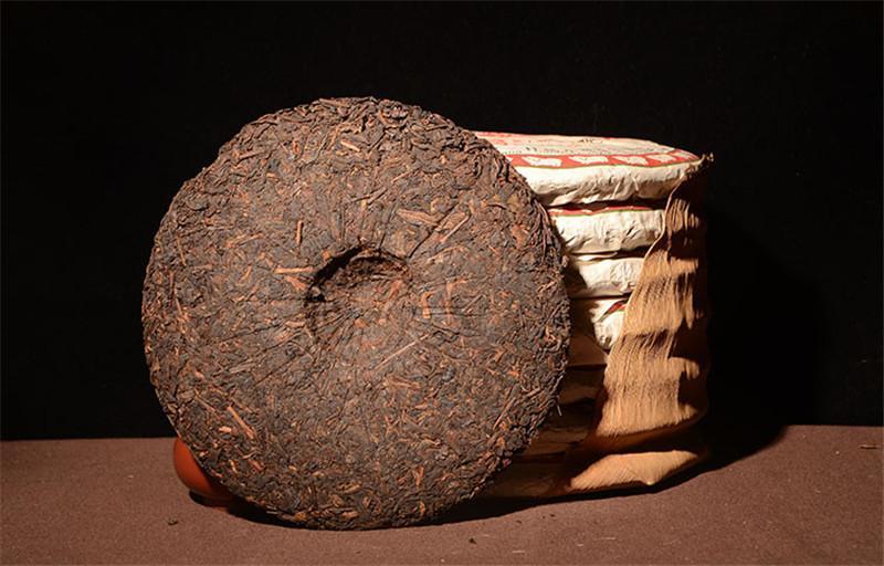 357g Old Class Pu-erh Cooked Tea Cake Yunnan Tea Flavor of The Original Puer Tea