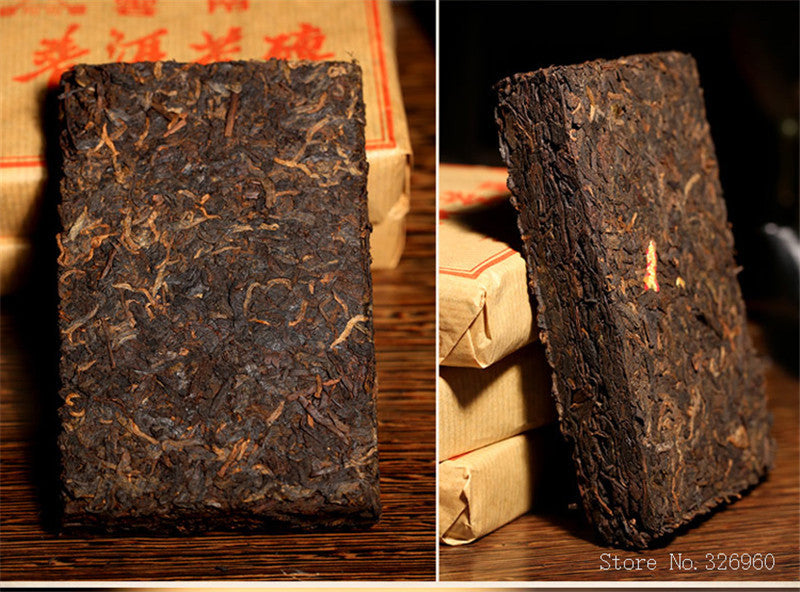 Top Grade Pu-erh Tea Brick Ripe Pu er Tea Older Puer Tea Ancestor Antique 100g