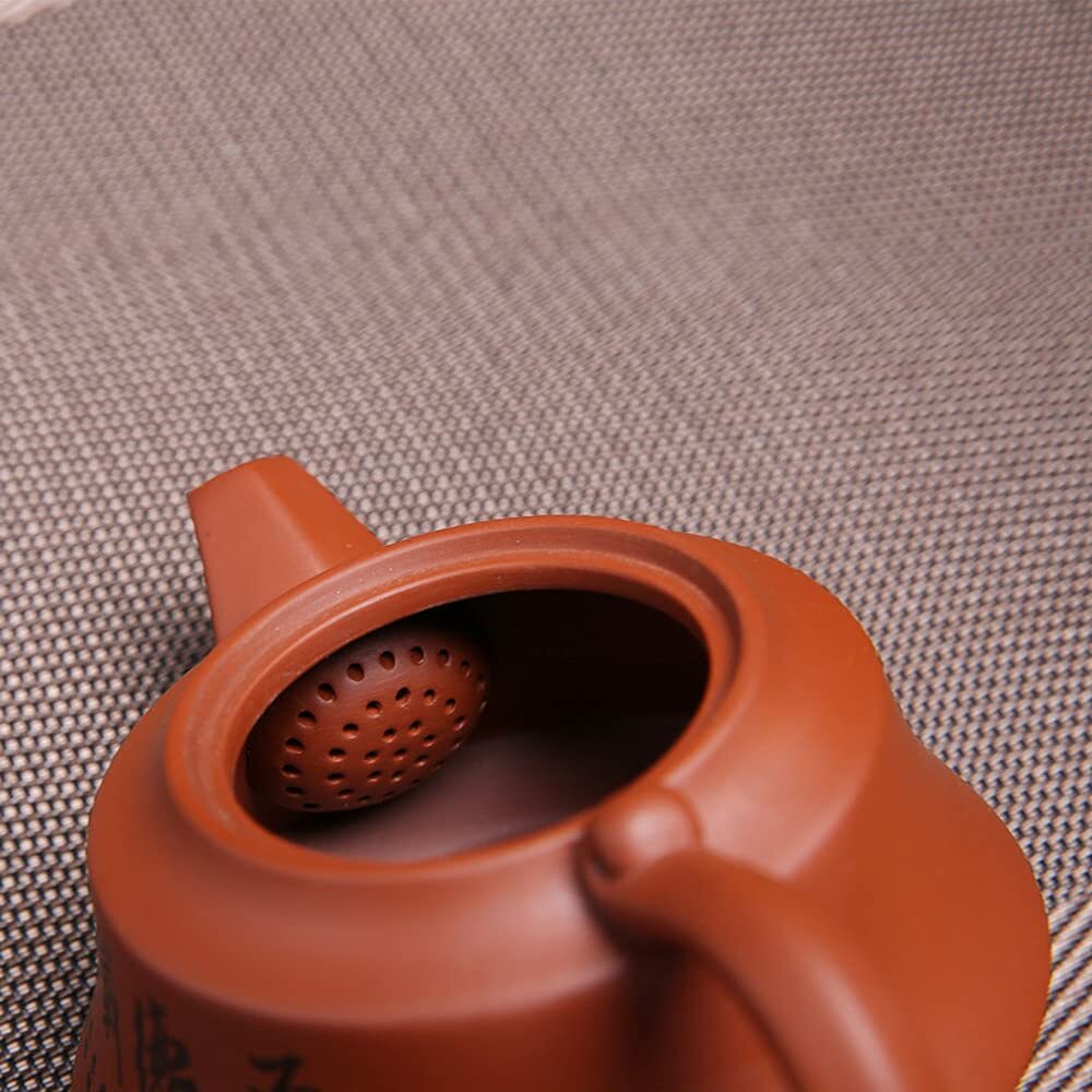 250ml Purple Clay Teapot Tea Set Handmade Chinese Character Kettle Kung Fu Tea