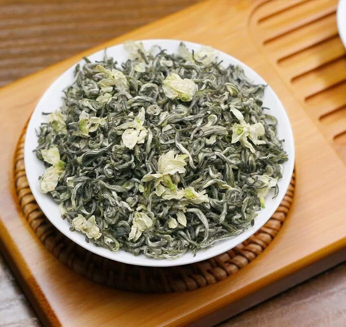 250g 2026 new SiChuan Bi Tan Piao XueTea China Jasmine Tea bud Jasmine green tea