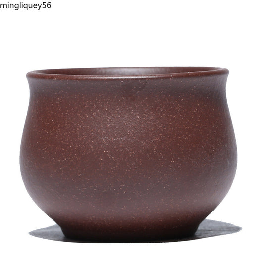 Yixing Purple Clay Teacup Handmade Boutique Tea Bowl Customized Tea Set