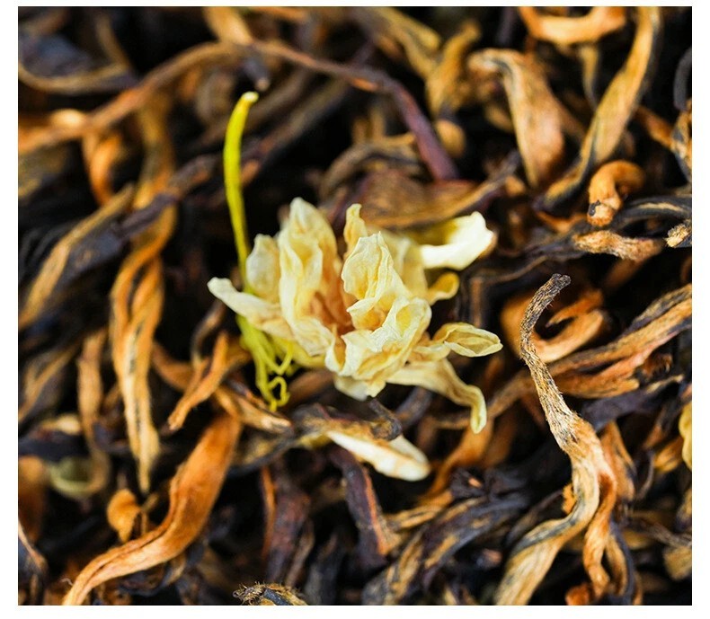 1000g Handmade FengQing YunNan Jasmine DianHong Black tea MoLi Hua black tea
