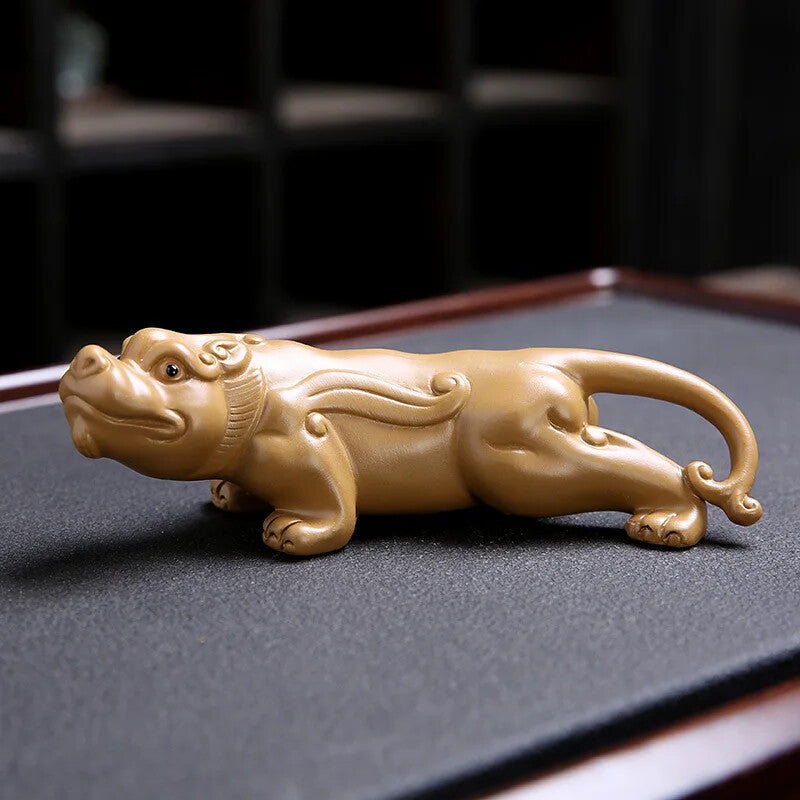 1pc Zisha Tea Pet Lucky Tea Table Decoration Tea Ceremony Tea Pet Zen Tea Set