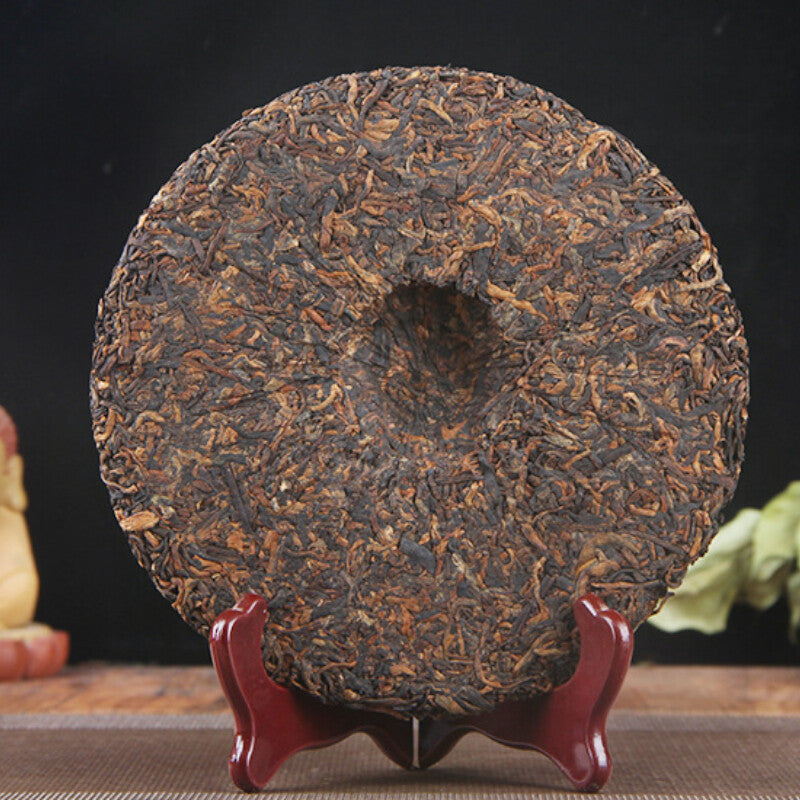 Pu-Erh Ripe Tea Cake Chinese Black Tea Health Care Puer Tea Pure Spring Tea 357g