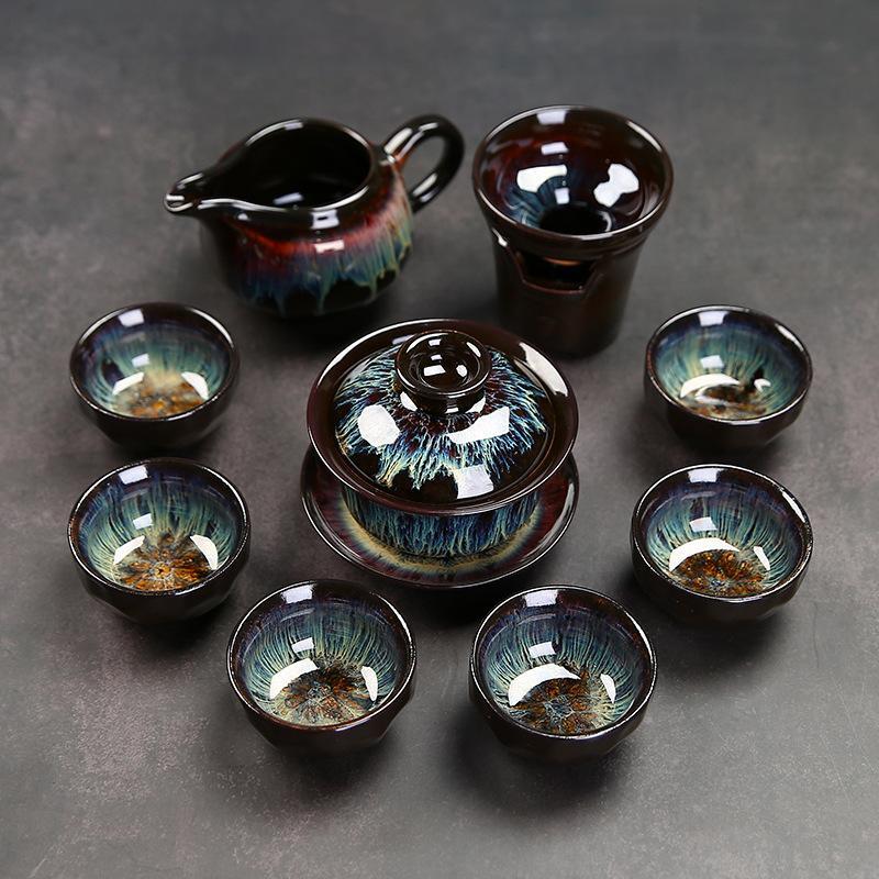 Ceramic Bowl Kung Fu Tea Set Porcelain Tea Cup Puer Oolong Tea China Teapot Cup