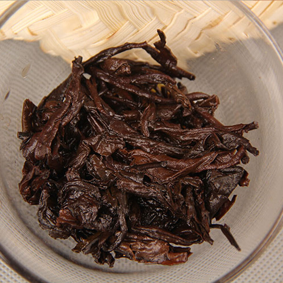 800g Ancient Tree Bamboo Basket Packing Spring Puer Tea Ripe Puerh Tea Loose Tea