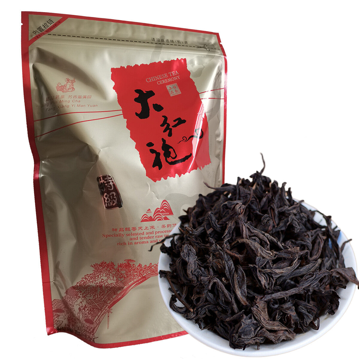 Premium Da Hong Pao Tea Big Red Robe Wuyi Mountain Rock Oolong Loose Leaf 250g