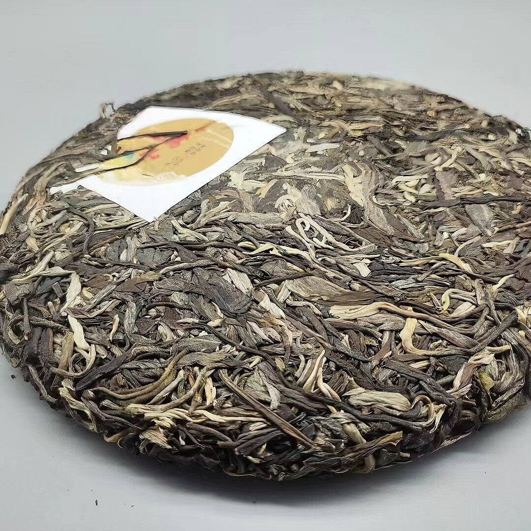 357g Yunnan 2021 Tea Nannoushan Head Spring Ancient Tree Pu'er Raw Tea Cake Tea