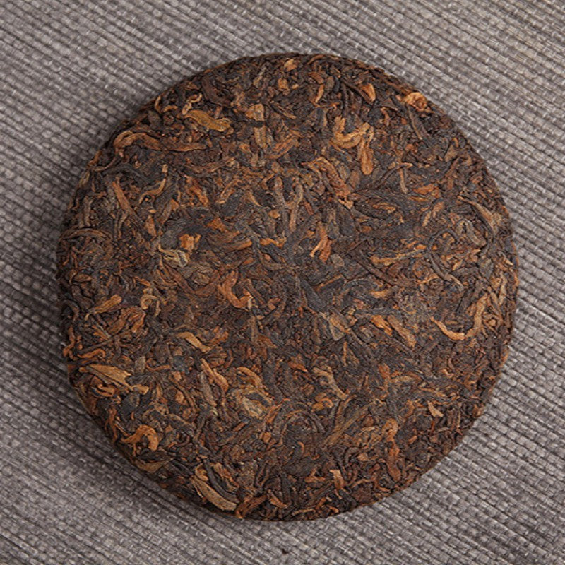 100g Yunnan Old Pu'er Tea 2021 Menghai Ripe Tea Mini Tea Cake Big Tree Tea