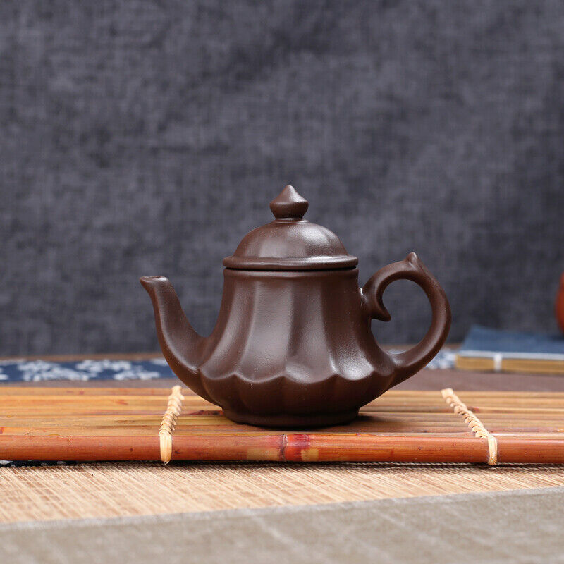 1PC Handcarved Purple Clay Teapot Combined Teapot