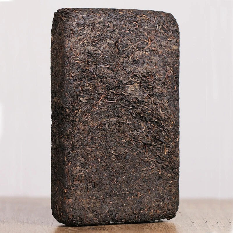 1000g Anhua Baishaxi 1939 Dark Tea Authentic Gold Folwer Handmade Fu Tea Brick