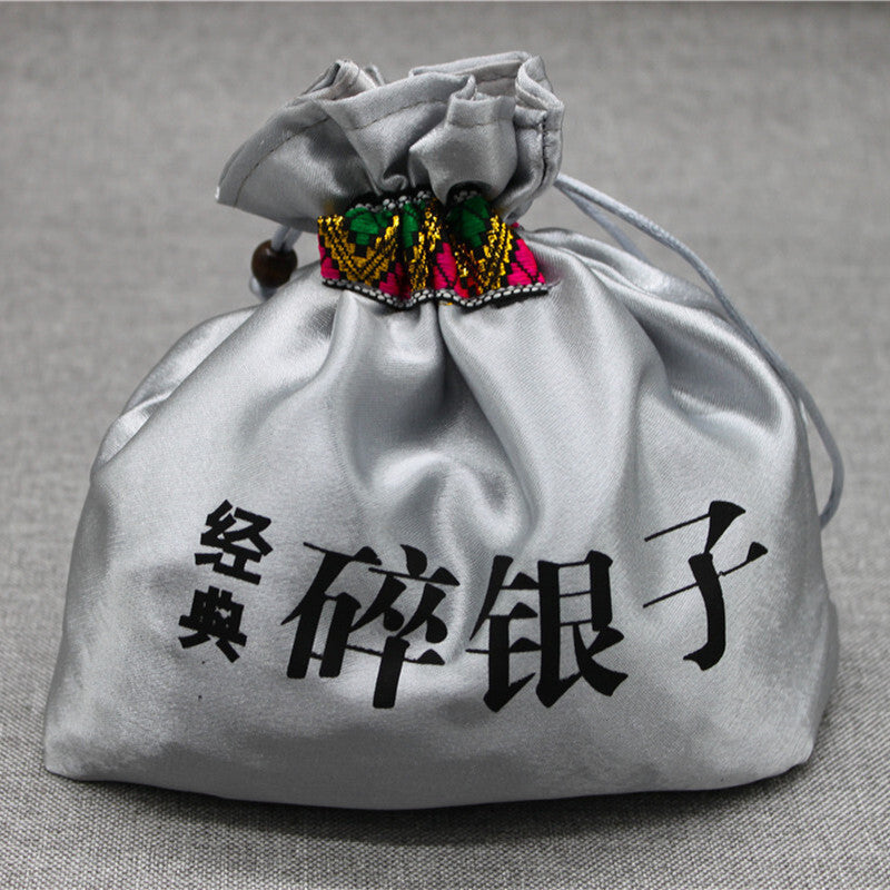 Yunnan Pu'er Tea 500g Cloth Bag Tea Fossil Menghai Ripe Tea Pu'er