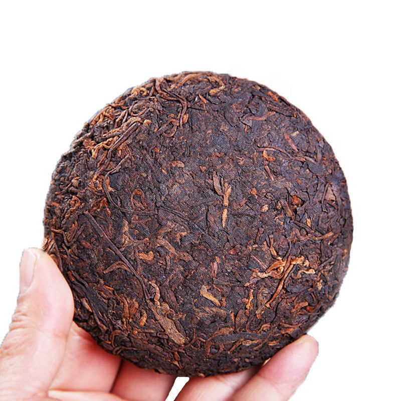 100g Yunnan 2012 Chen Nian Old Tree Pu'er Tea Ripe Tea Cake Qizi Cake Tea