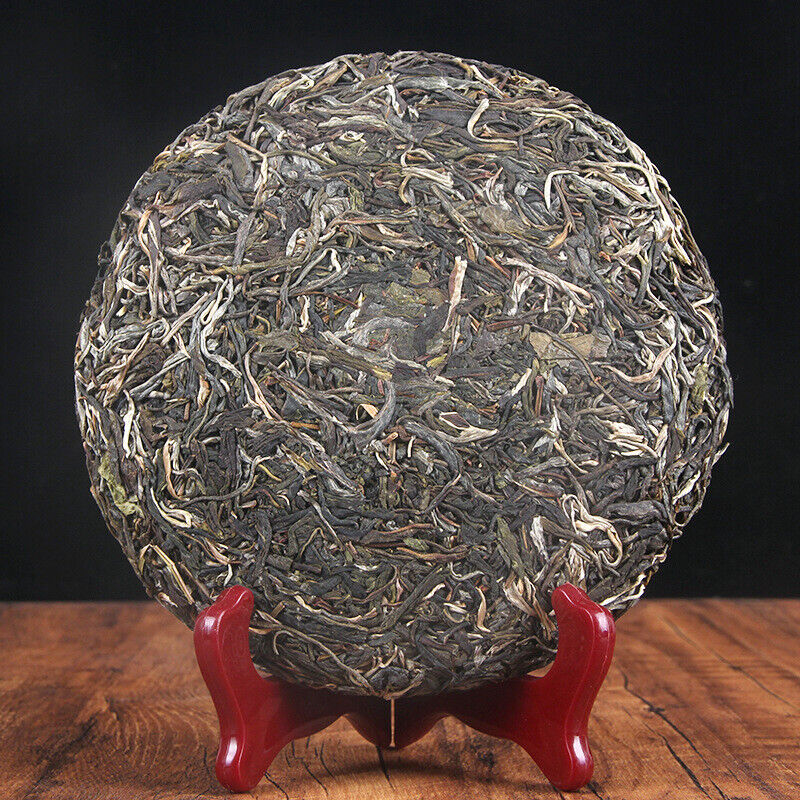 Menghai Bada Mountain Arbor Tea 357g Green Tea Yunnan Pu'er Tea Cha Tea Cake