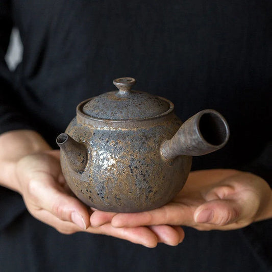 Ceramic Kyusu Teapots Gongfu Tea Pot 320ml