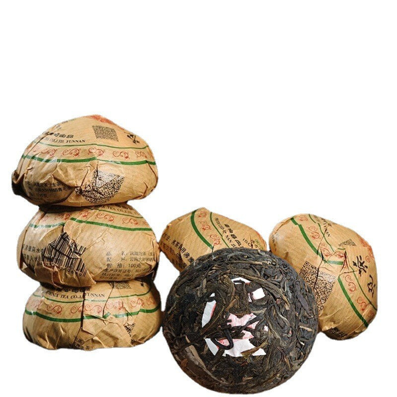 100g Yunnan Old Tea Tree Puer Tea Shen Pu'er Tea Cake cha Pu-erh Green Tea Cakes