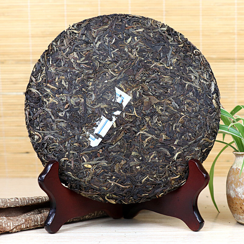Li Cheng Bei Green Cake * 2017/2018 BA JIAO TING Liming Pu'er Tea Raw Puerh 357g