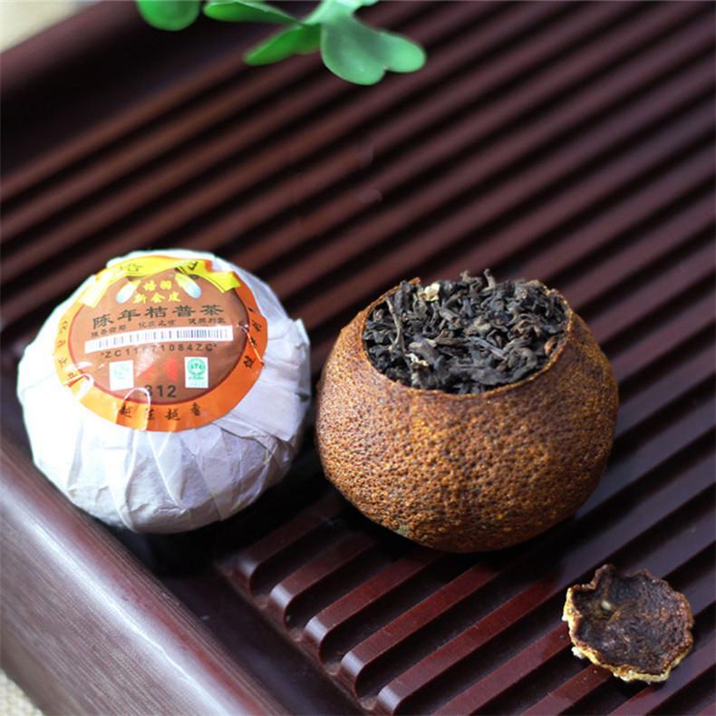 250gNatural Yunnan Puerh Tea Orange Puer Tea Cooked Tea Tangerine Peel Packaging