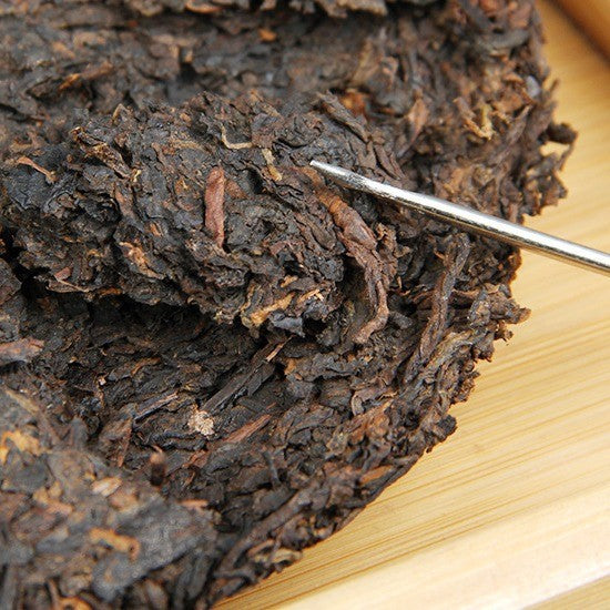 357g Pu'er Tea Yunnan Menghai Qizi Cake Treasure Pu'er Tea Ripe Tea