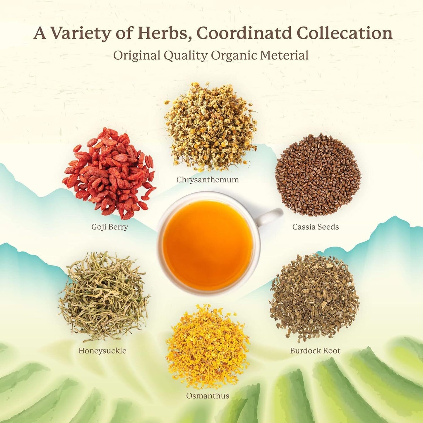 Chrysanthemum Cassia Seed Tea Bags, Chinese Eye Liver Tea Health Tea 160g