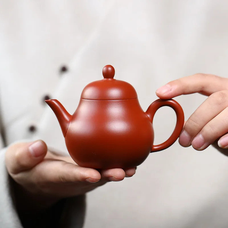 130ml Yixing Purple Clay Kettle Handmade Tea Tea Pot Chinese Zisha Tea Set
