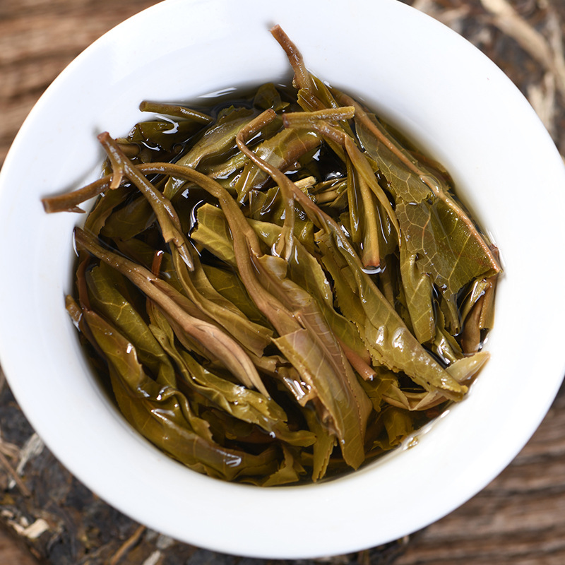 Green Tea 357g Yunnan Pu'er Tea Brick Nannushan Tea Nectar Health Care