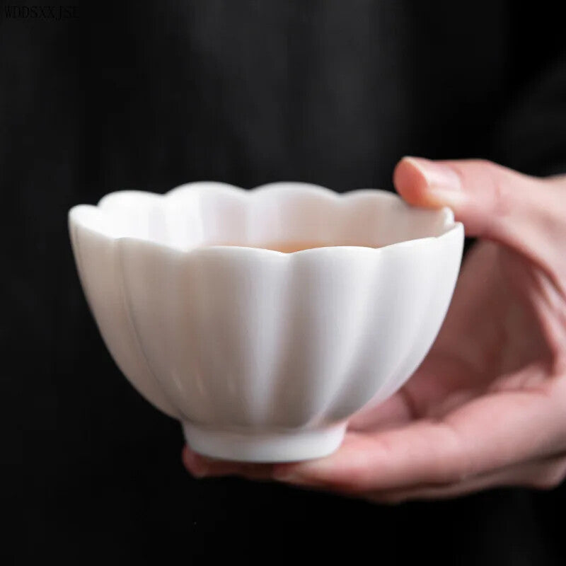 Ru Kiln Tea Cup Ceramic Single Cup Master Cup Kung Fu Tea Set Tea Table Tea Set