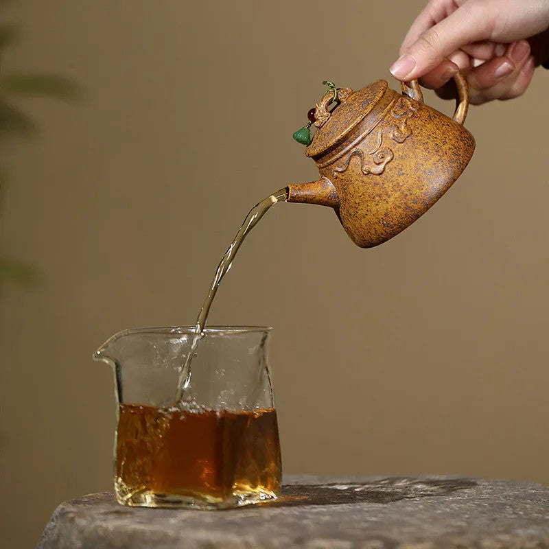 Yixing Zisha Teapot Tradition Handmade Tea Infuser Kettle Chinese Teaware 180ml