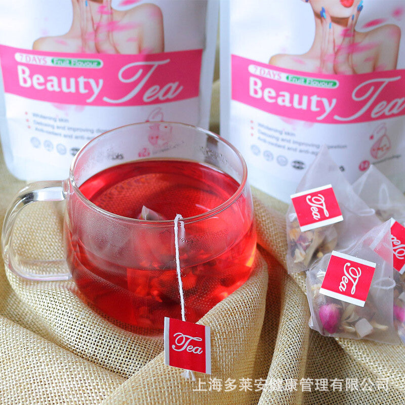 Flower and Fruit Tea 7 Day Beauty Tea Skin Tea Fruit Flavour Fat Loss Tea 60g