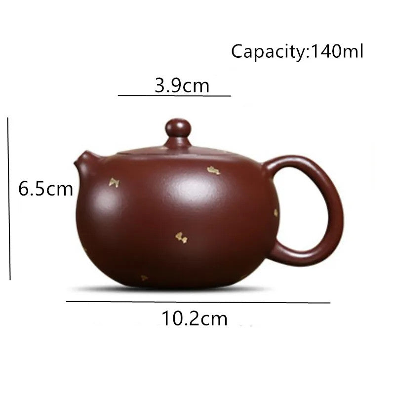 Chinese Yixing Teapot Handmade Zisha Xishi Tea Pot Beauty Tea Infuser Kettle