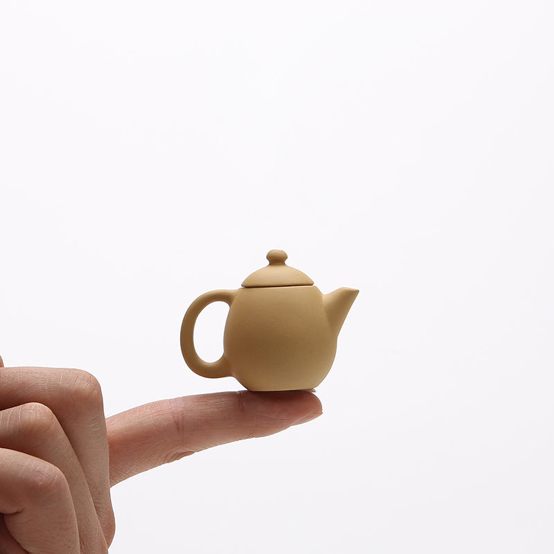 Mini Tea Pot Duan Clay Yixing Zisha Tea Pot Decoration Tea Pet Tea Play Small