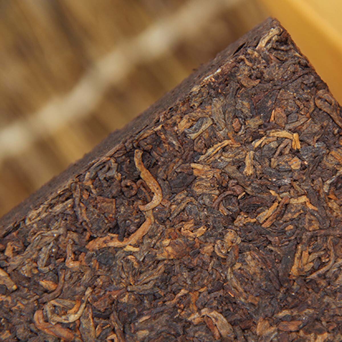 Pu-erh Ripe Tea Natural BoKu Ancient Tree Golden Bud Puerh Tea Brick Yunnan 250g
