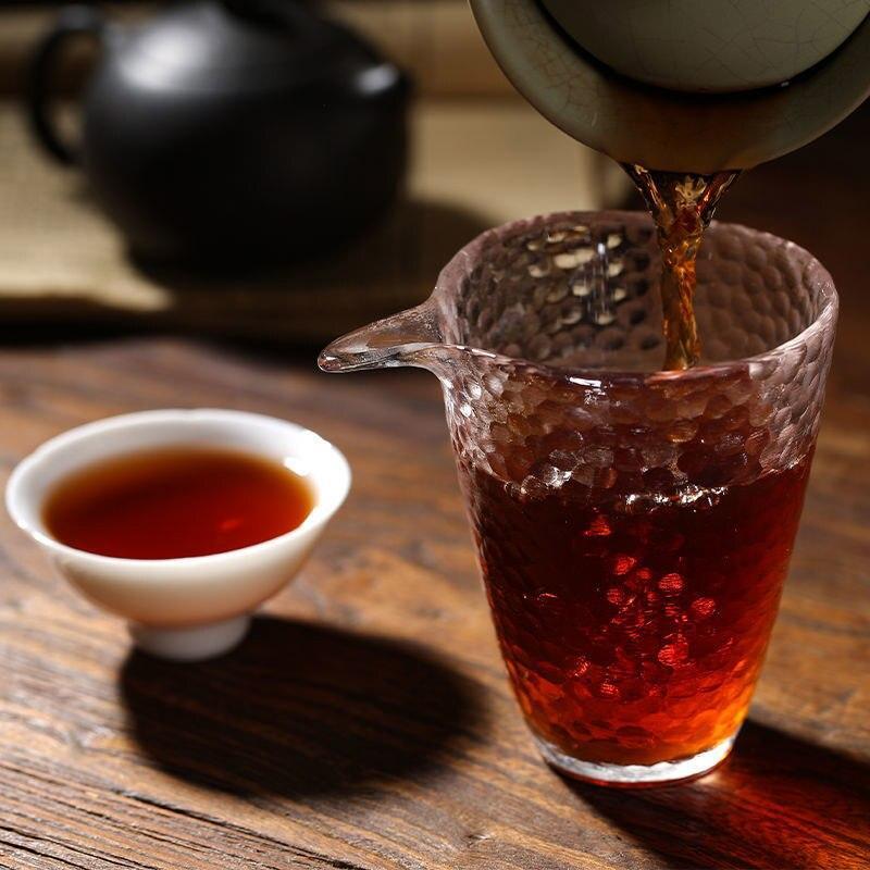 250g Yunnan Shu Puer Tea Menghai Aged Dry Cang Old Tea Ripe Pu Er Tea Compressed