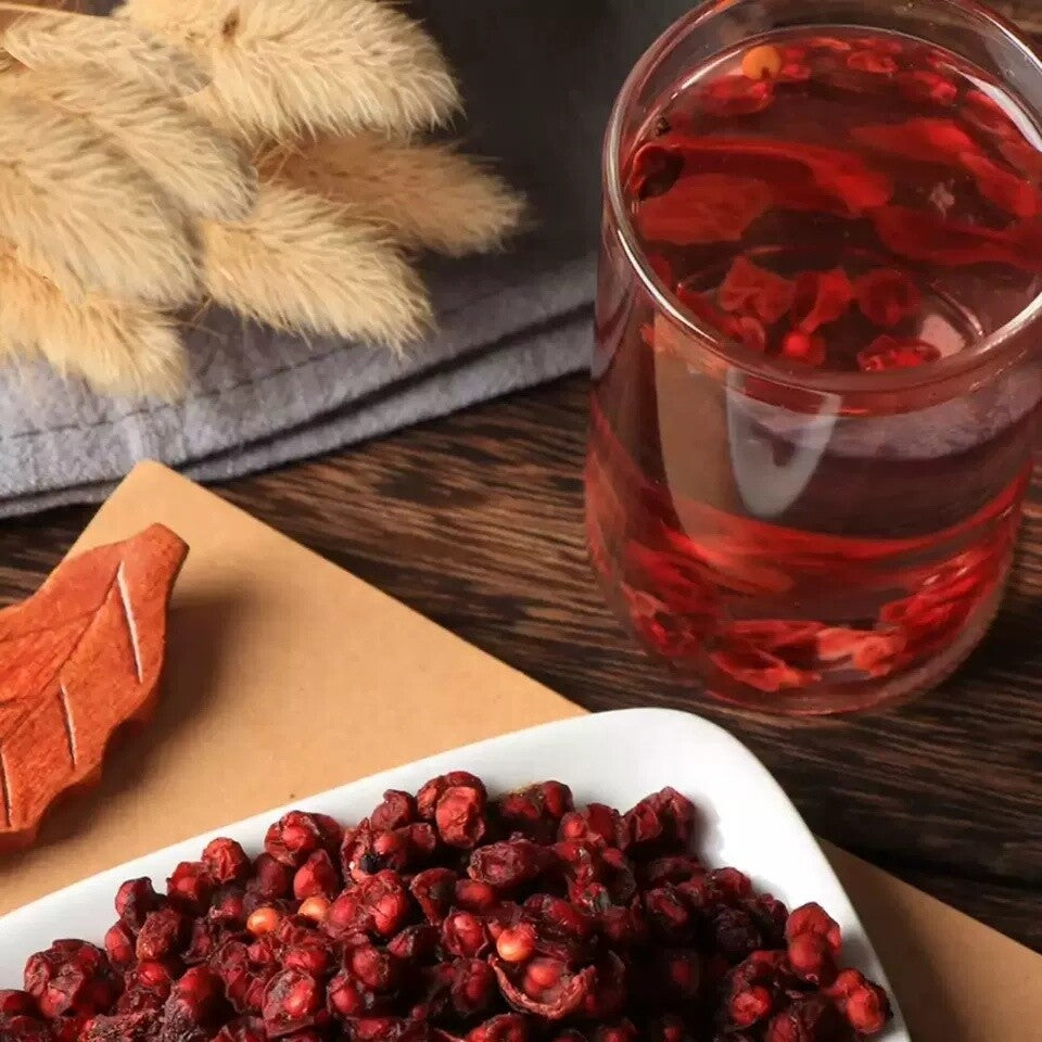 Dried Schizandra Berries Wu Wei Zi Organic Schizandra Berri Herb Tea 500g