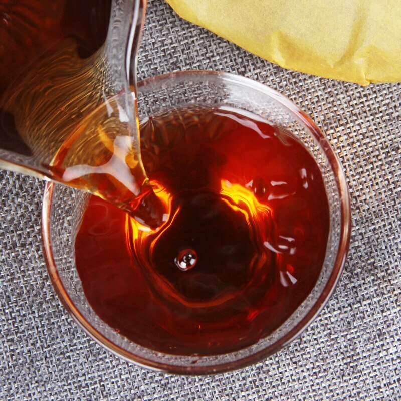 Yunnan Qizi Cake Tea Lucky Shu Pu-erh Collection Tea Cake Ripe Puer 357g