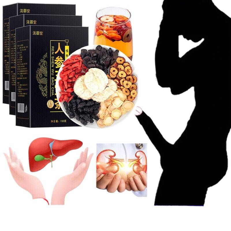Kidney Tea Formula Ginseng Six Treasure Chinese Herbal Tea