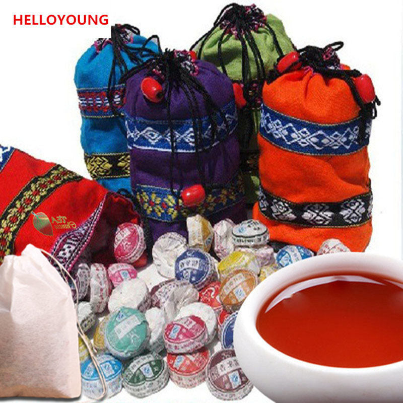 Cooked Pu'er Tea10 Kinds of Different Pu-erh Tea Top-grade Mini Puerh Tea