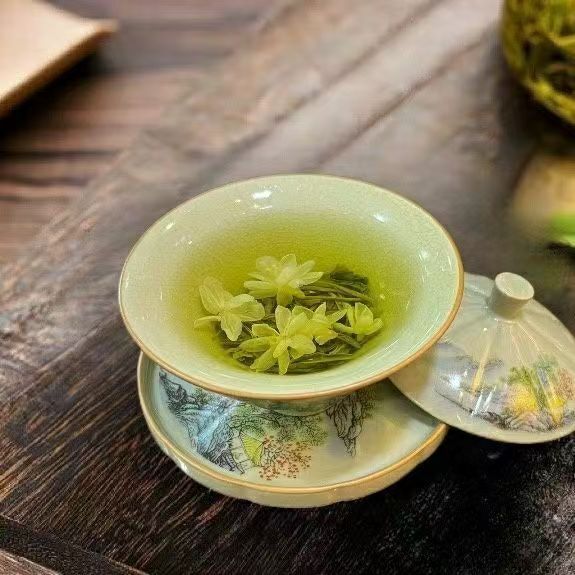 GuangXi Jasmine Mao Feng green Tea, China Green tea MoLi Mao Feng Green tea
