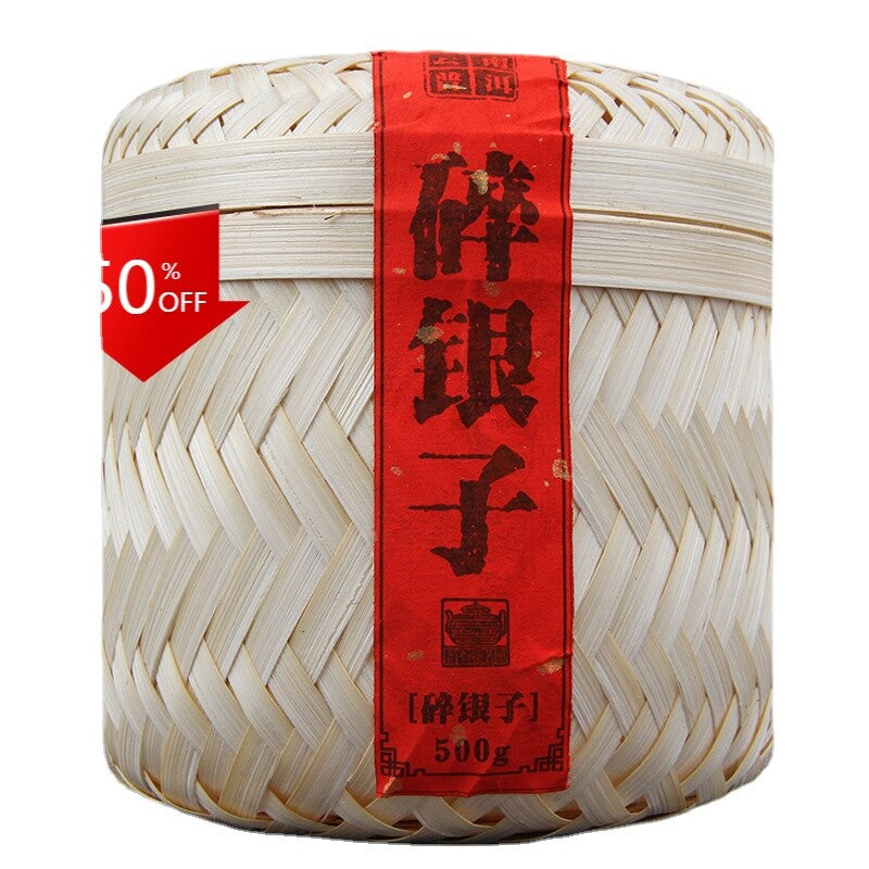 Crushed Silver Old Tea Head Craft Tea 500g Yunnan Pu'er Tea Pu'er Ripe Tea