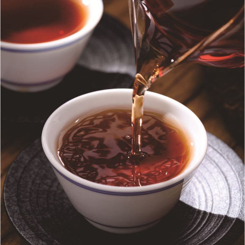 Banzhang Wuzhai Pu'er Tea Cooked Pu-erh Tea Cake 357g Palace Black Tea Benefits