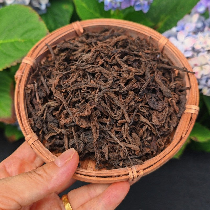 500g Pu'er Tea Ripe Tea 2008 Yi Wu Ancient Tree Tea Authentic Yunnan Bulk Tea
