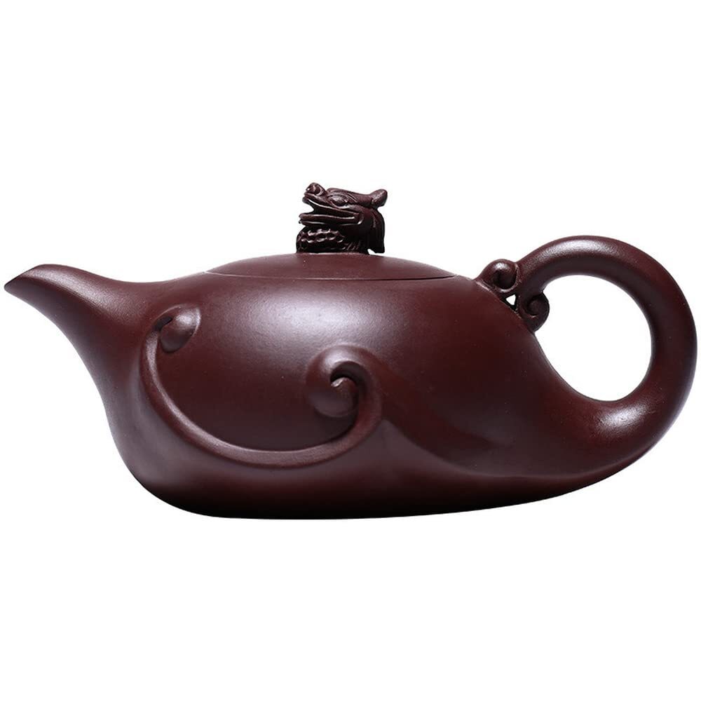 420ml Yixing Purple Clay Kettle Handmade Teapot Tea Set Tea Ceremony Home Decor