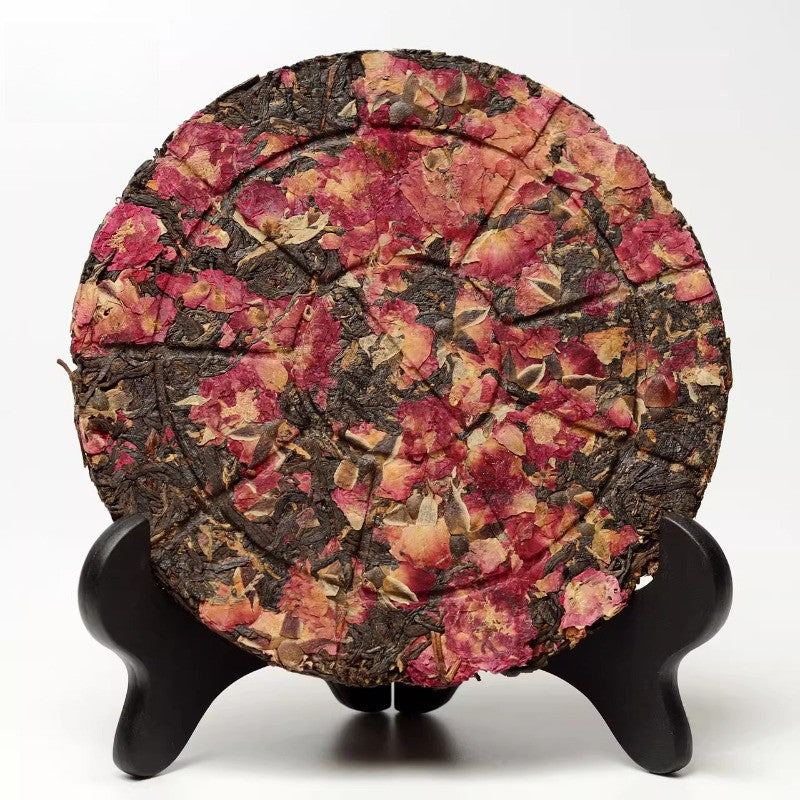 100g High-quality Yunnan Dianhong Tea Double-petaled Red Rose Tea Cake Tea Leaf