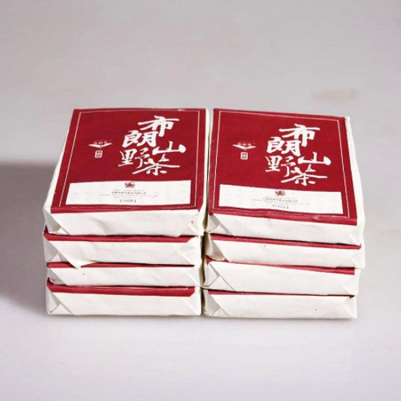 200g Yunnan Brown Mountain Old Tea Mellow Aroma Pu'er Tea Ripe Tea Brick