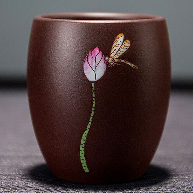 150ml Yixing Handmade Zisha Tea Cup Kung Fu Tea Set Purple Clay Cup Tea Ceremony