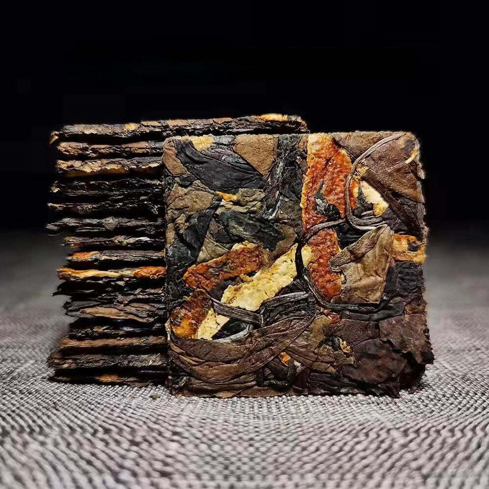 250g Fuding White Tea Tangerine Peel White Tea Portable Mini Tea Brick Benefits
