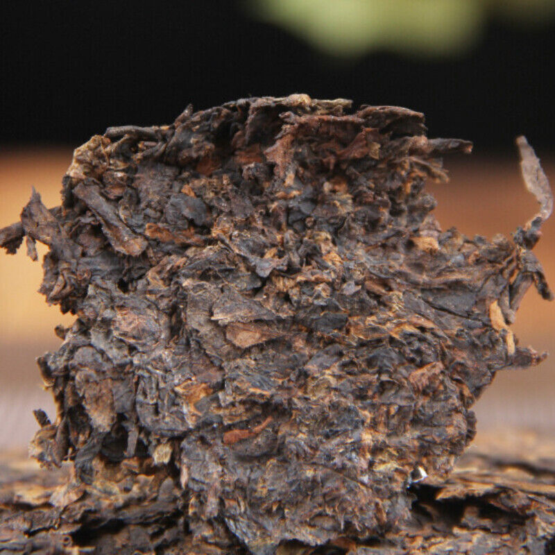 Yunnan Organic Ripe Puer Tea Pressed Tea Ancient Tree Puer Black Tea Cake 100g