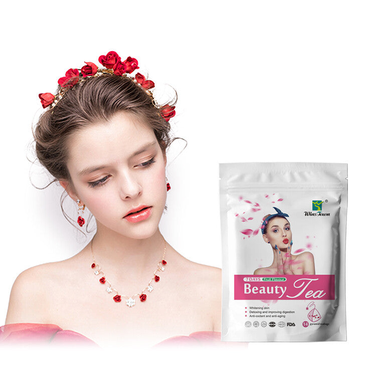 Skinny Tea Skin Beauty Glow Herbal Glowing Skin Complexion 7 Days Beauty Tea